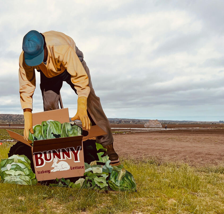 Fieldworker art by John Cerney, California, US