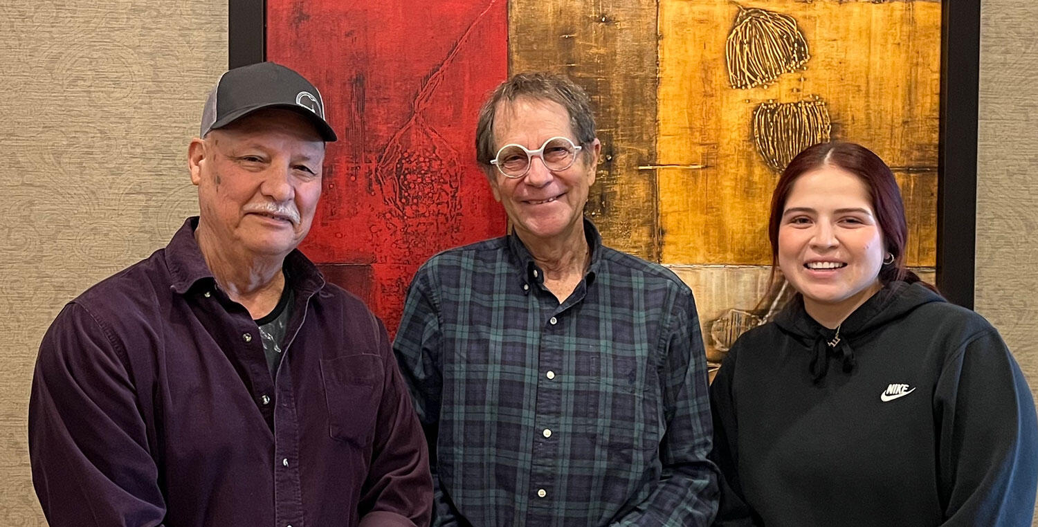 Fine artists: Ray Skye, Ron Clavier, and Shayde Sandy. Ray Skye, Ron Clavier, and Shayde Sandy.